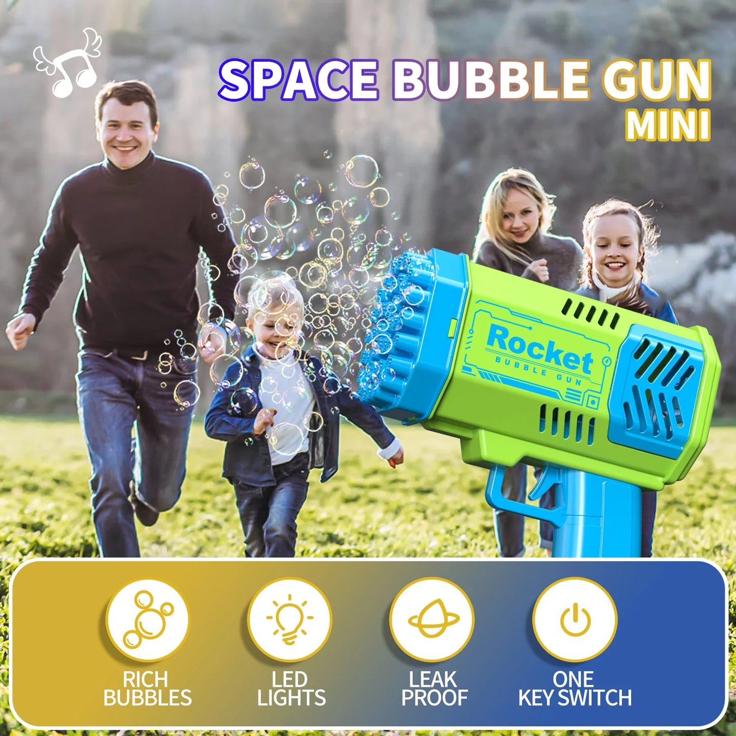 Bubble Machine Gun Toy